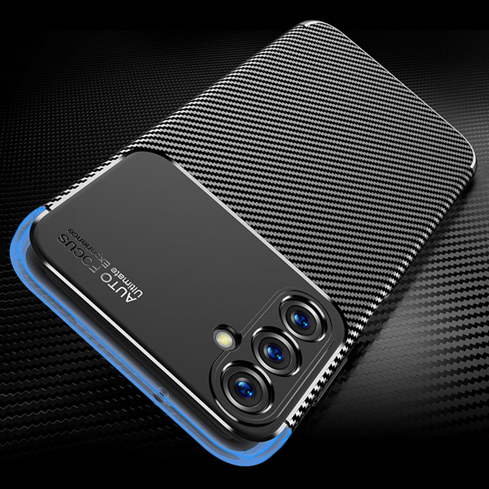 For Samsung Galaxy M14 5G Soft TPU Phone Case Carbon Fiber Texture Anti-Drop Cell Phone Cover For Samsung Galaxy M14 5G Soft TPU Phone Case Carbon Fiber Texture Anti-Drop Cell Phone Cover